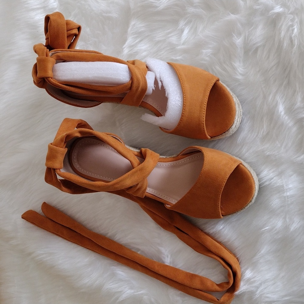 Sandals Lace Up Women Size 5